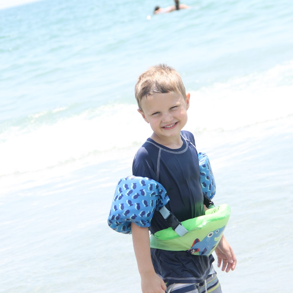 Tyler enjoying the beach!