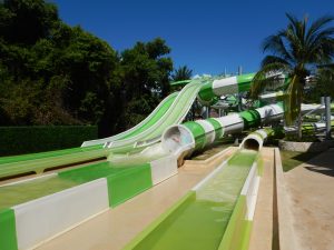 Waterslides at Sandos Caracol