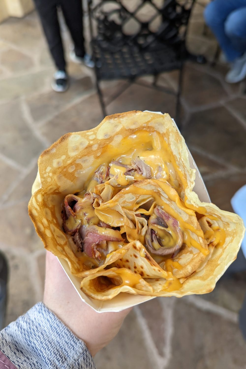 Smoked Brisket Crepe