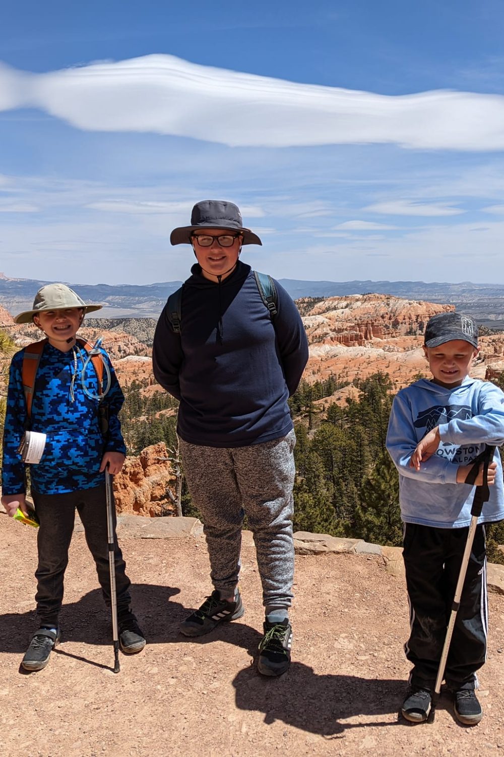 Boys in Bryce Canyon
