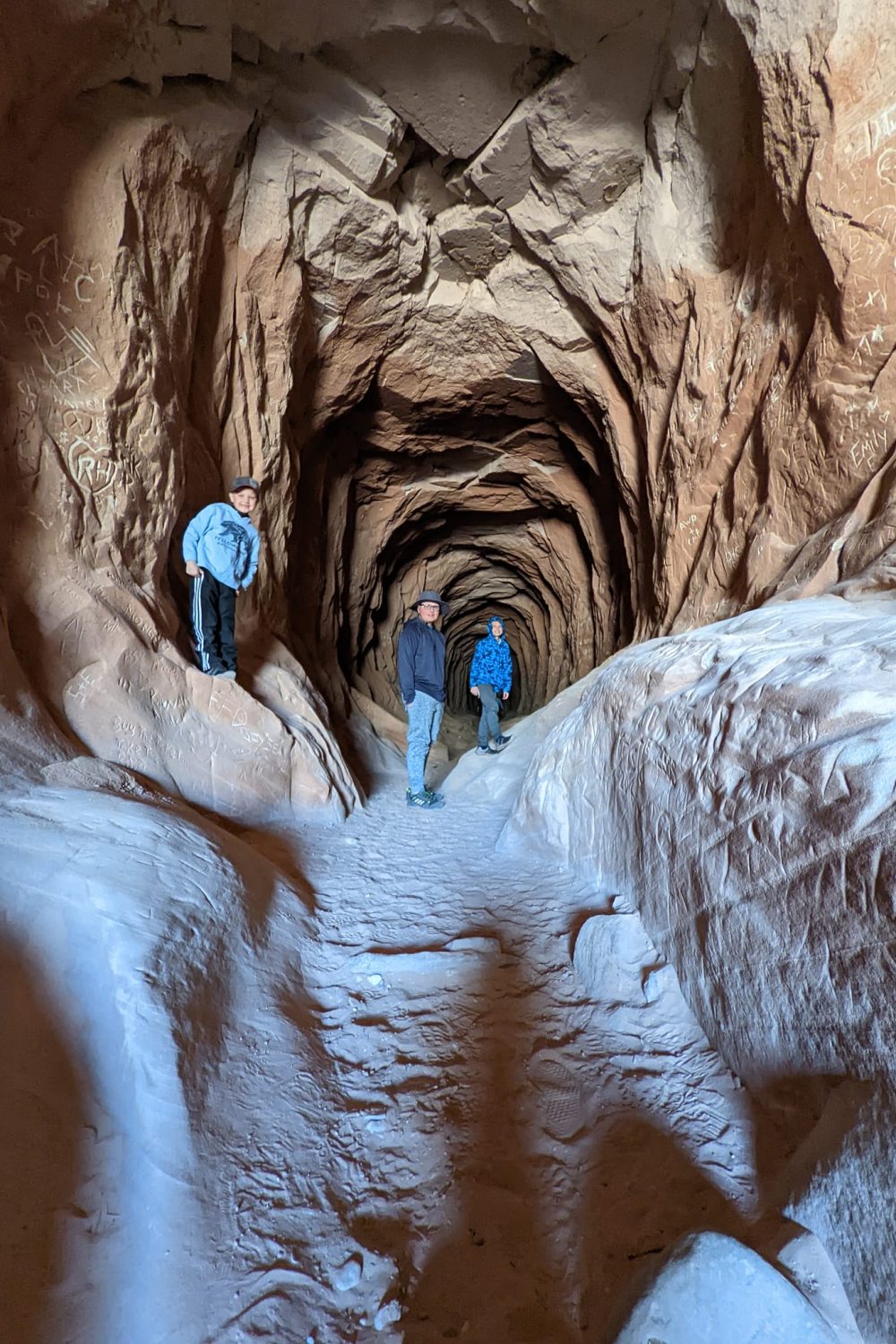 Inside the Belly of the Dragon in Kanab, Utah