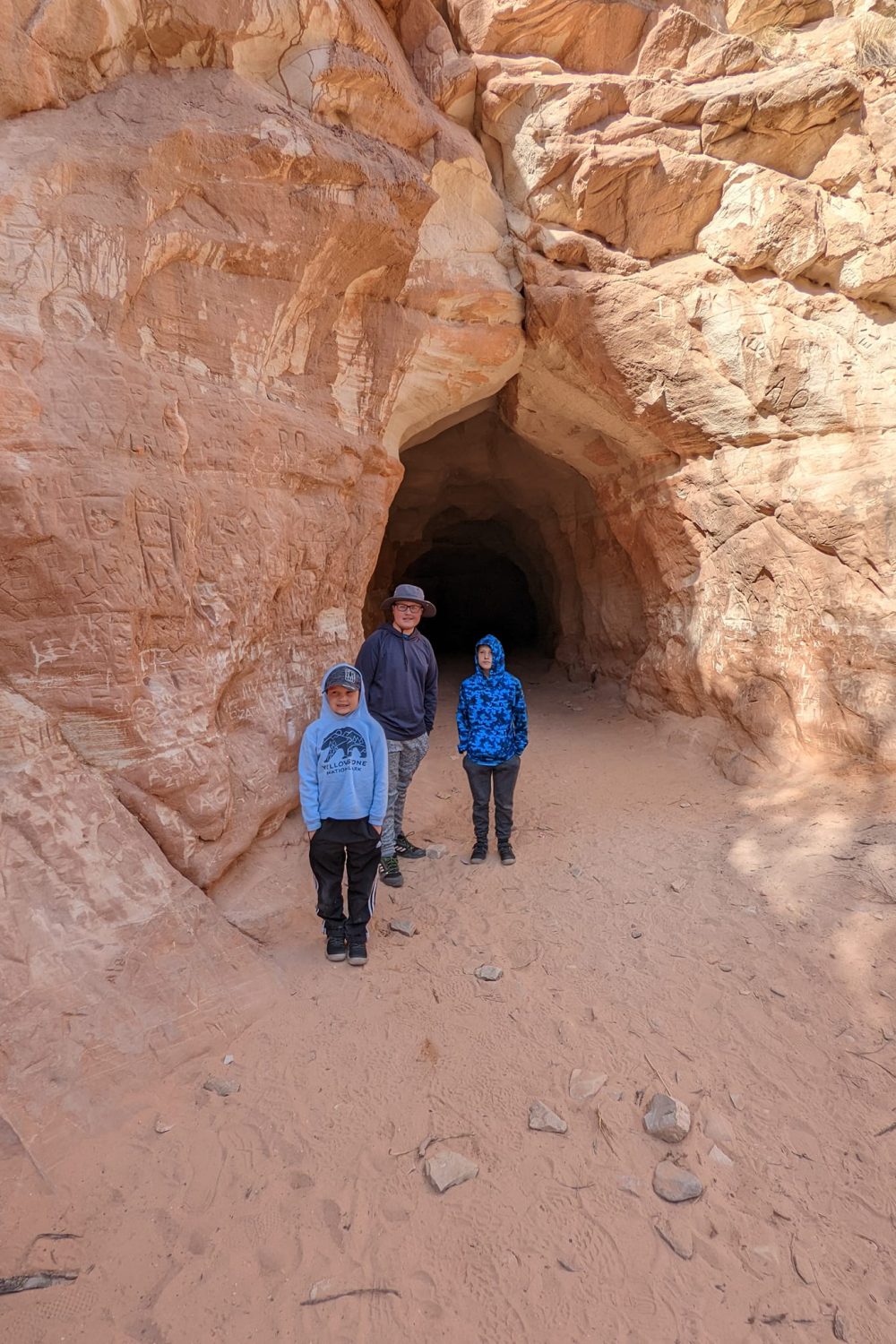 At the end of the Belly of the Dragon in Kanab, Utah