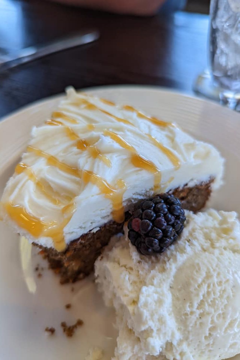 Carrot Cake from Wild Thyme Cafe in Kanab, Utah