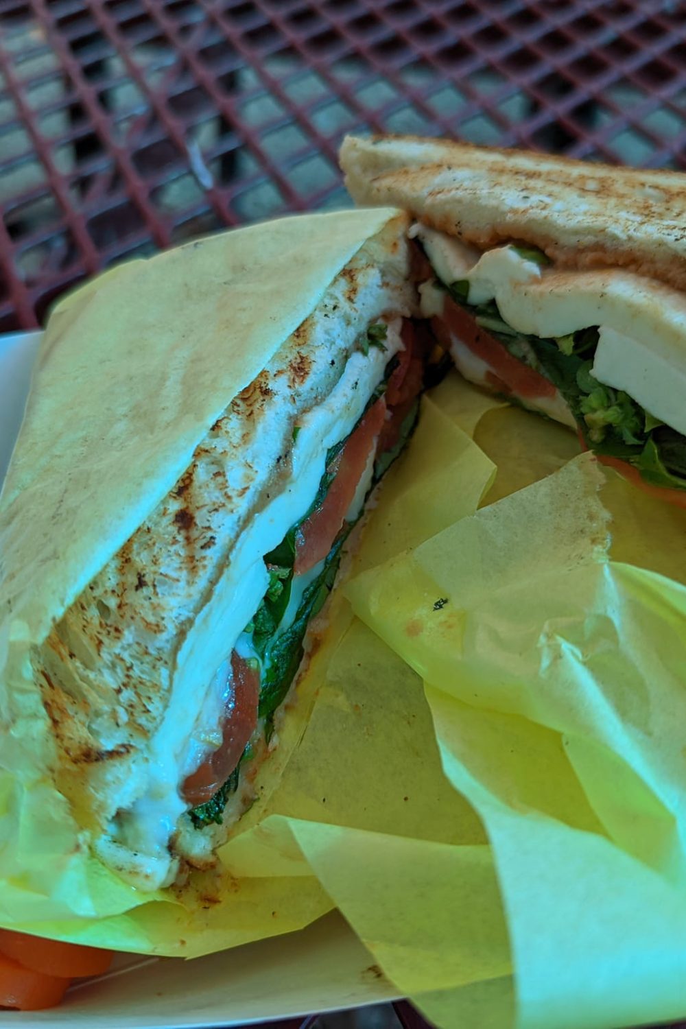Caprese Sandwich from Moab Food Truck Park