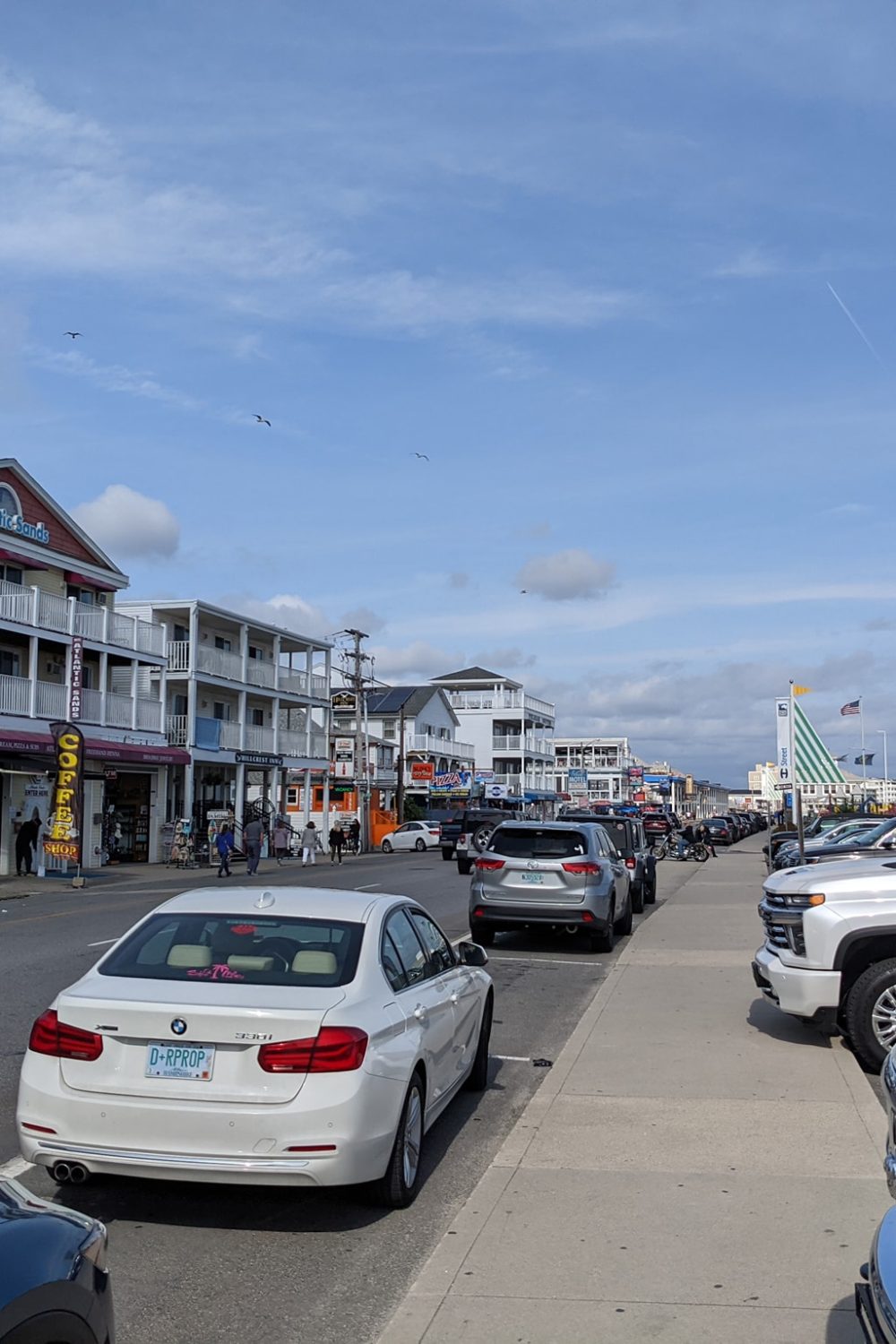 Coastal town of Hampton Beach, NH