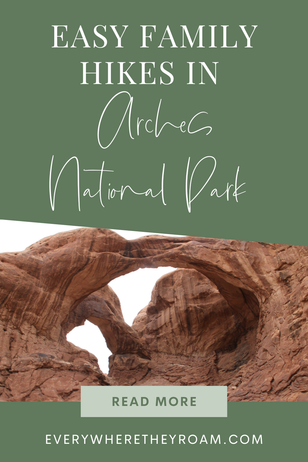 Easy family hikes in Arches National Park