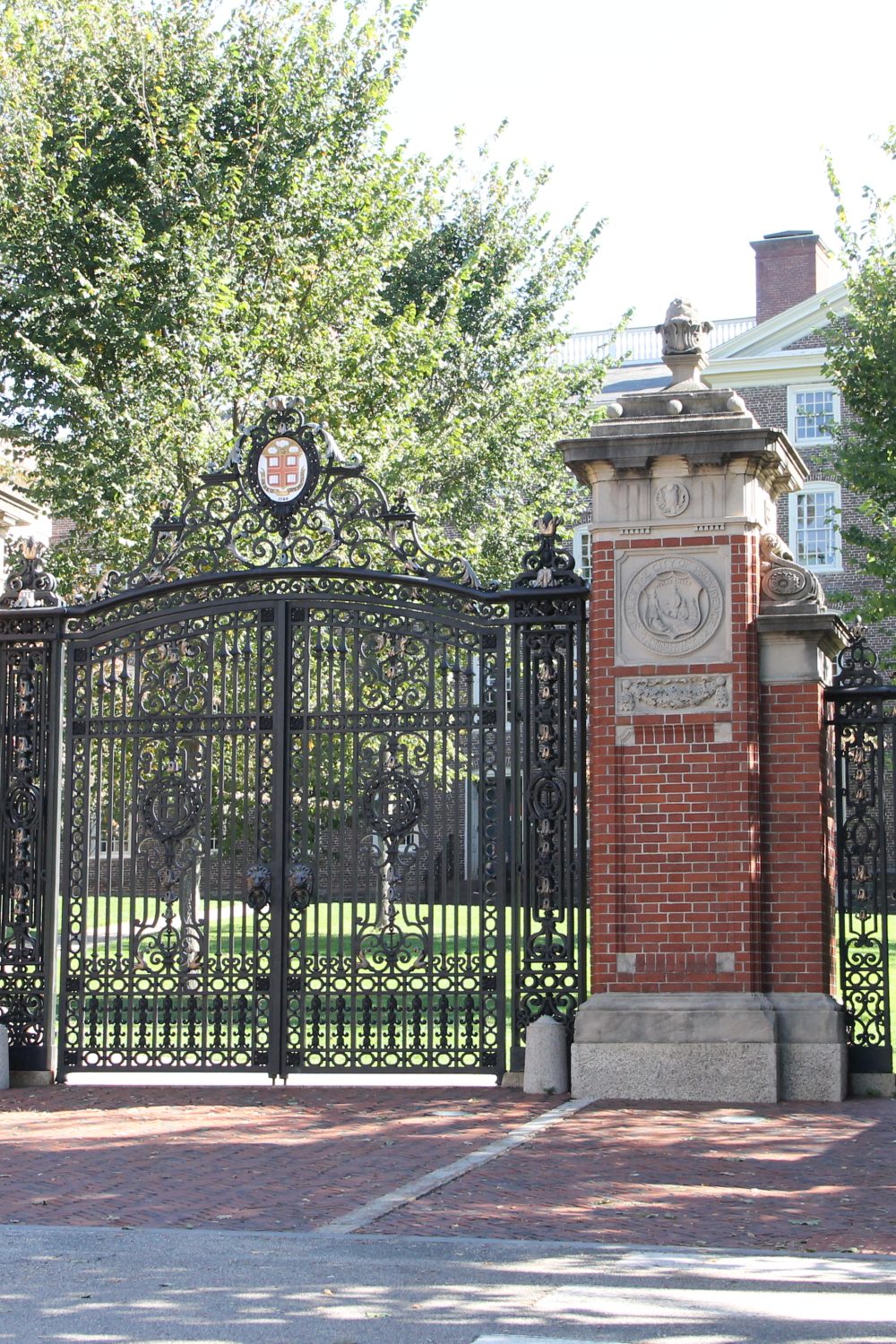 Van Wickle Gates in front of Brown University in Providence, Rhode Island