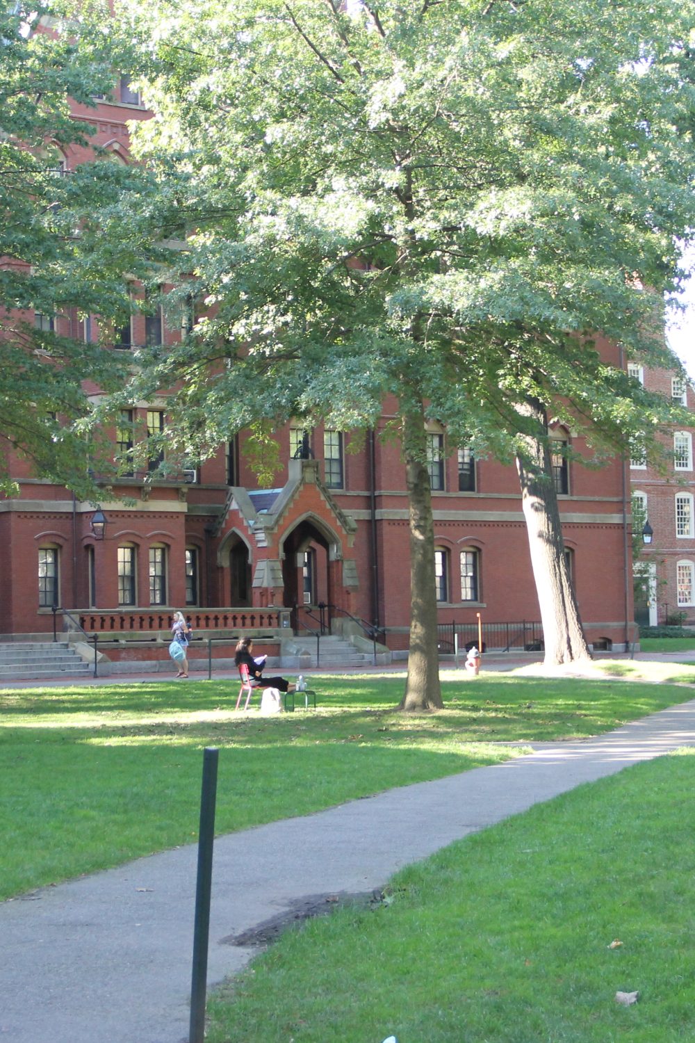 Harvard University courtyard