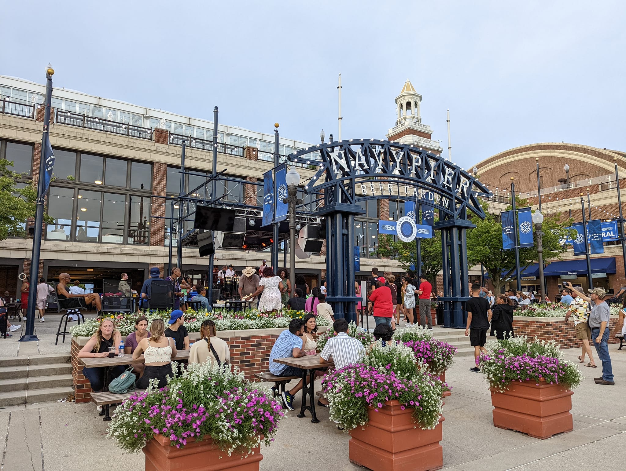 Entrance to the Navy Pier