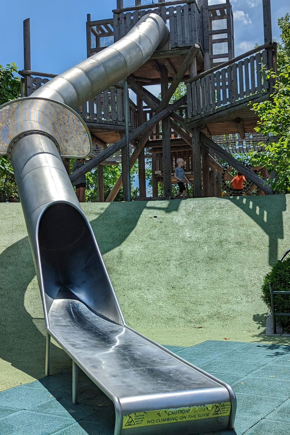 Slide at Maggie Daley Park in Chicago