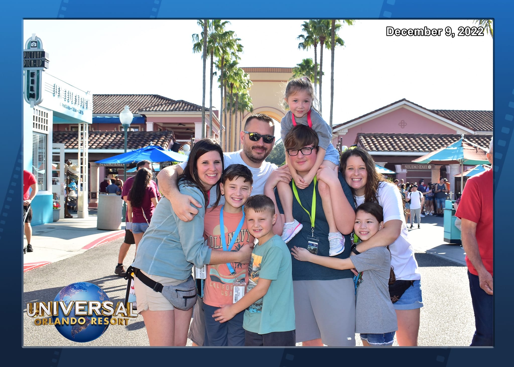 Our family at Universal Studios