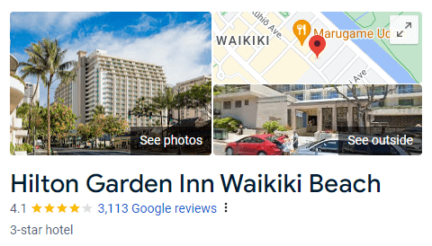 Hilton Garden Inn Waikiki Beach Google Reviews