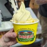 Dole whip from the dole plantation on Oahu