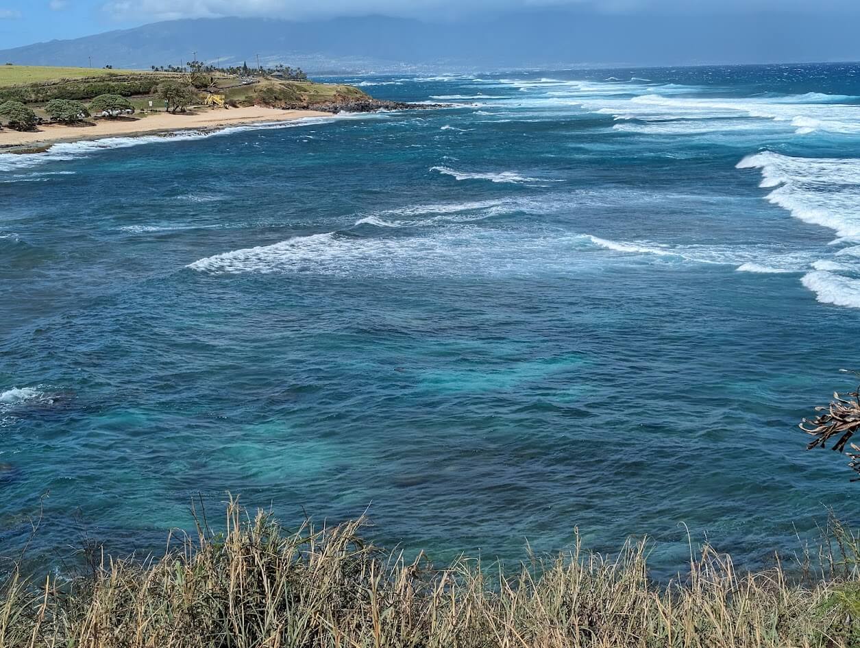 Beach view on the Road to Hana in Maui