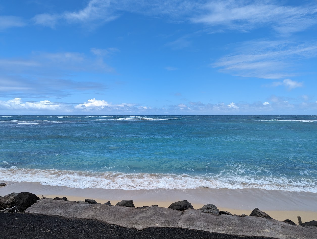 Beach on the North Shore of Oahu