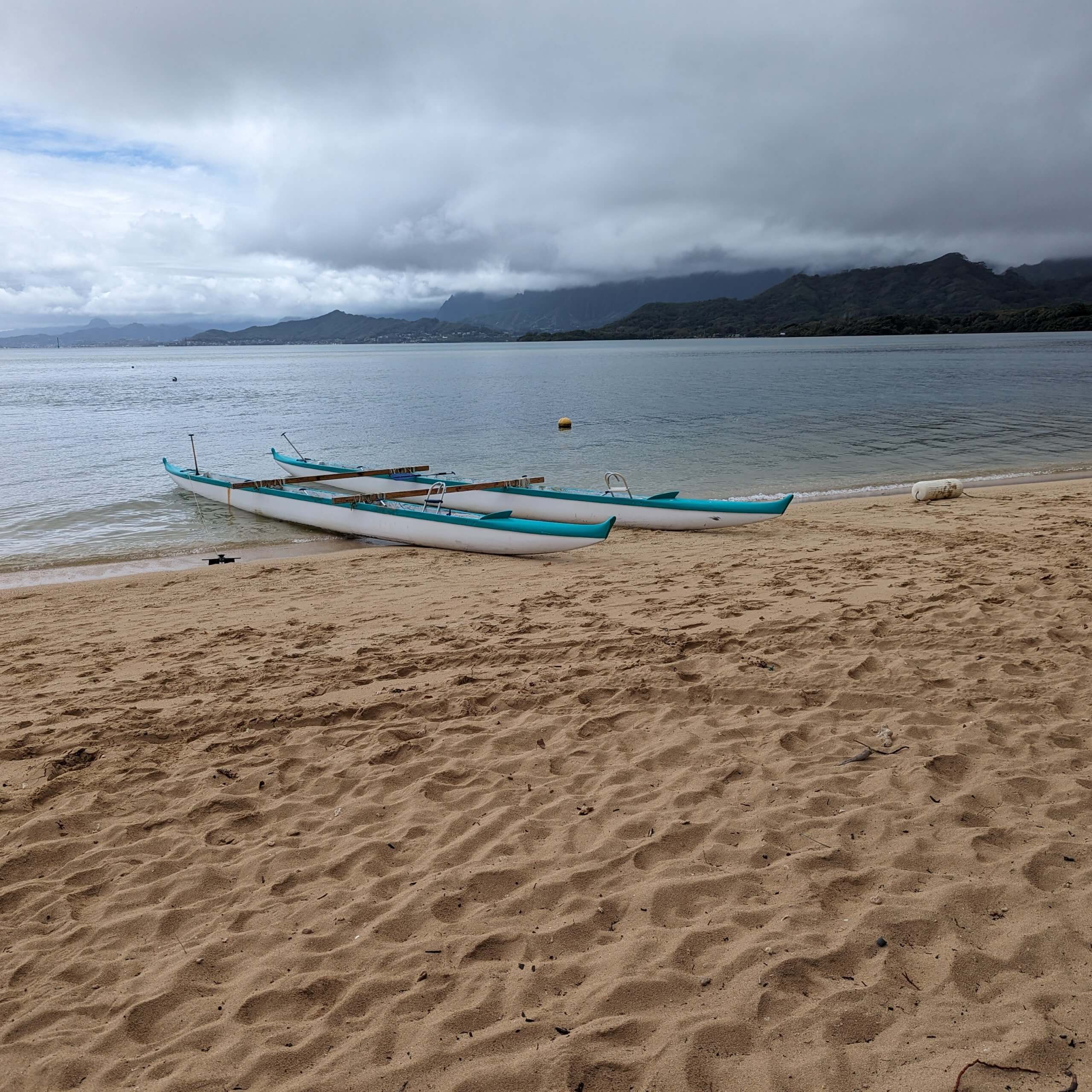 Boat at Kualoa Ranch Secret Beach