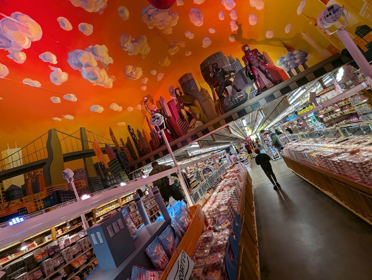 A view of the aisles in Minnesota's Largest Candy Store