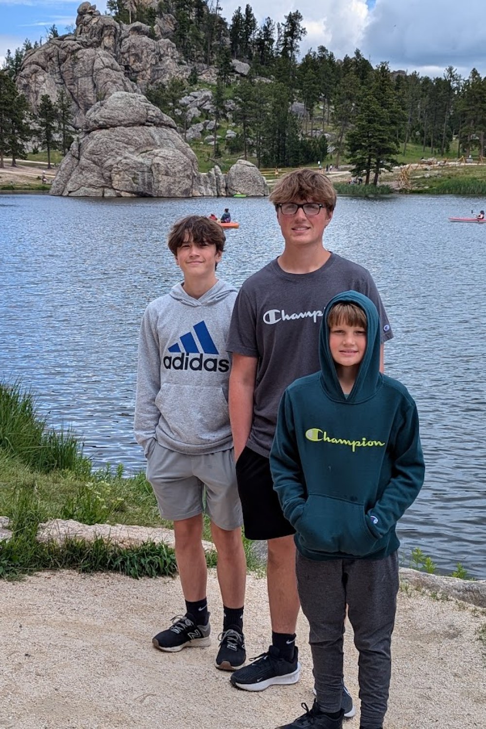 Our boys at Sylvan Lake