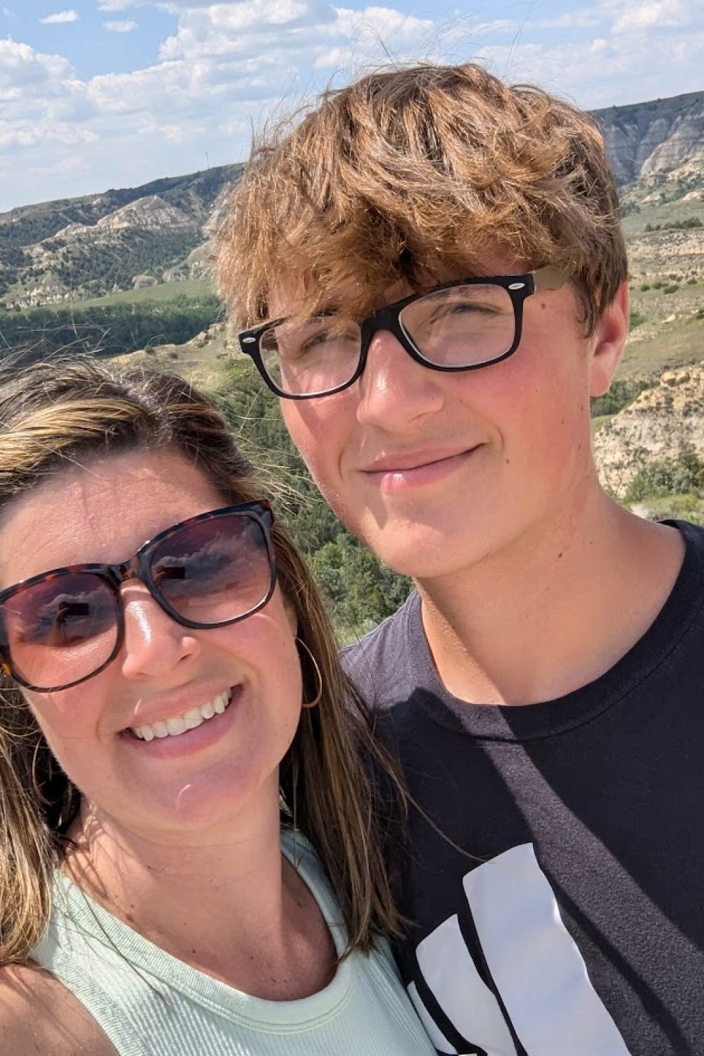 Mikey and I at Theodore Roosevelt National Park