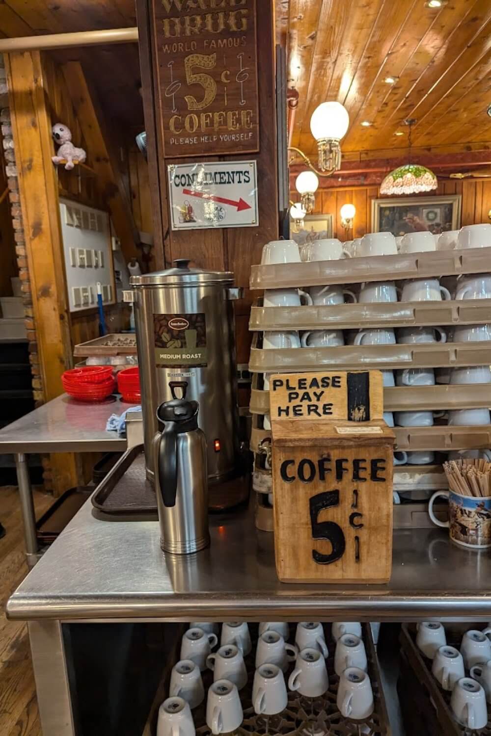 Five Cent Coffee available at Wall Drug