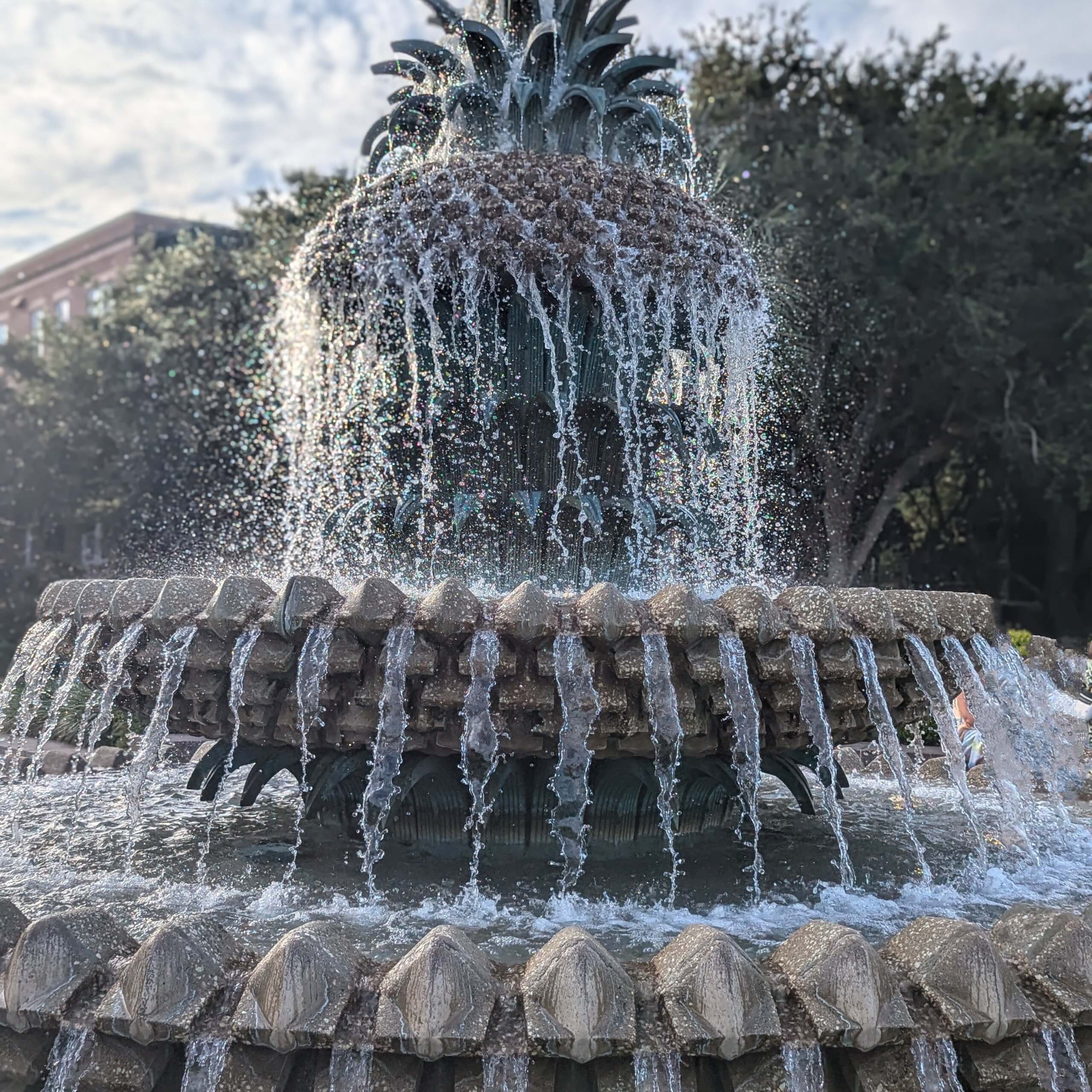 Pineapple Fountain in Charleston, SC