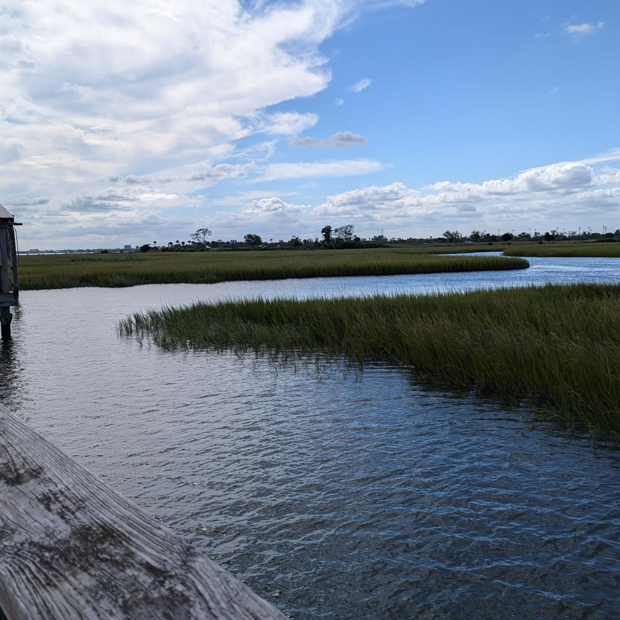 Boardwalk in Shem Creek, South Carolina