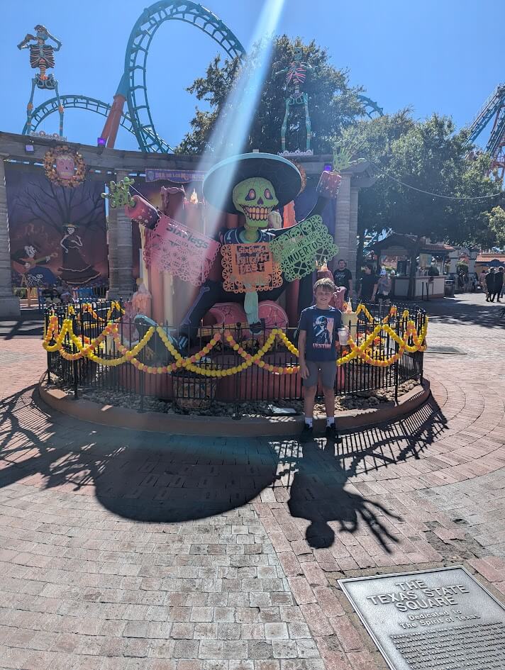 Tyler at Six Flags Fiesta Texas