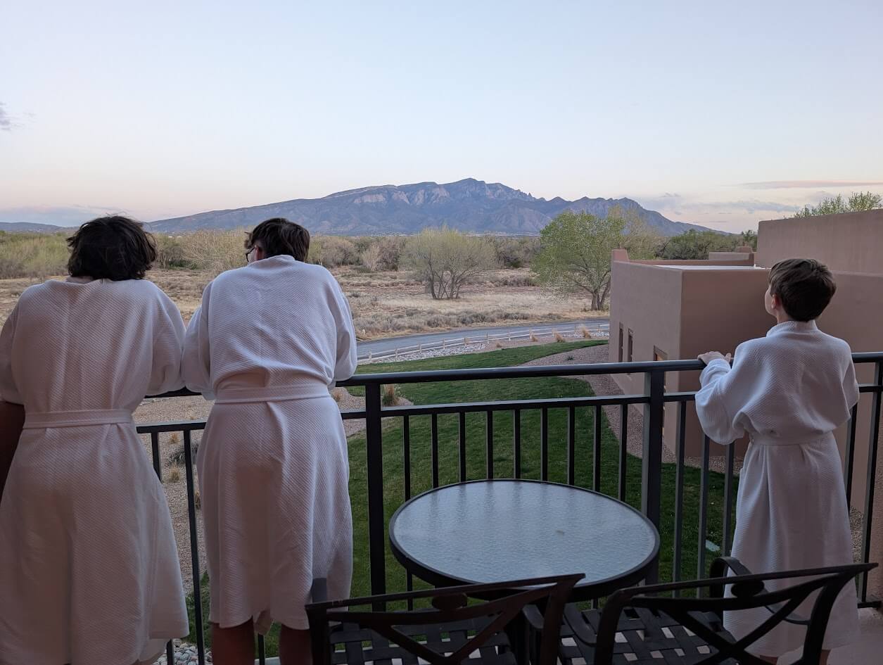 View from our room at Hyatt Regency Tamaya