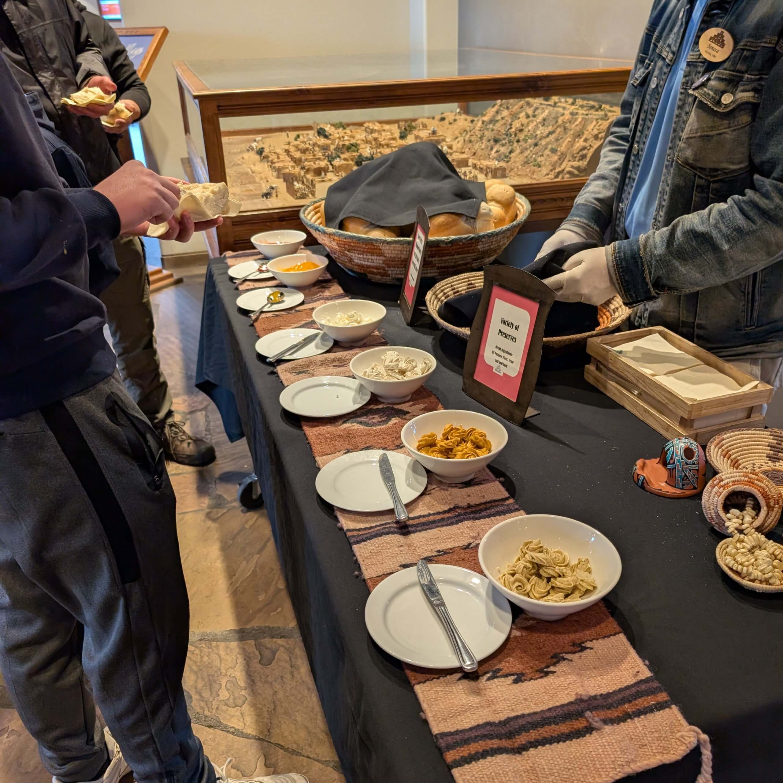 Bread service at Hyatt Regency Tamaya