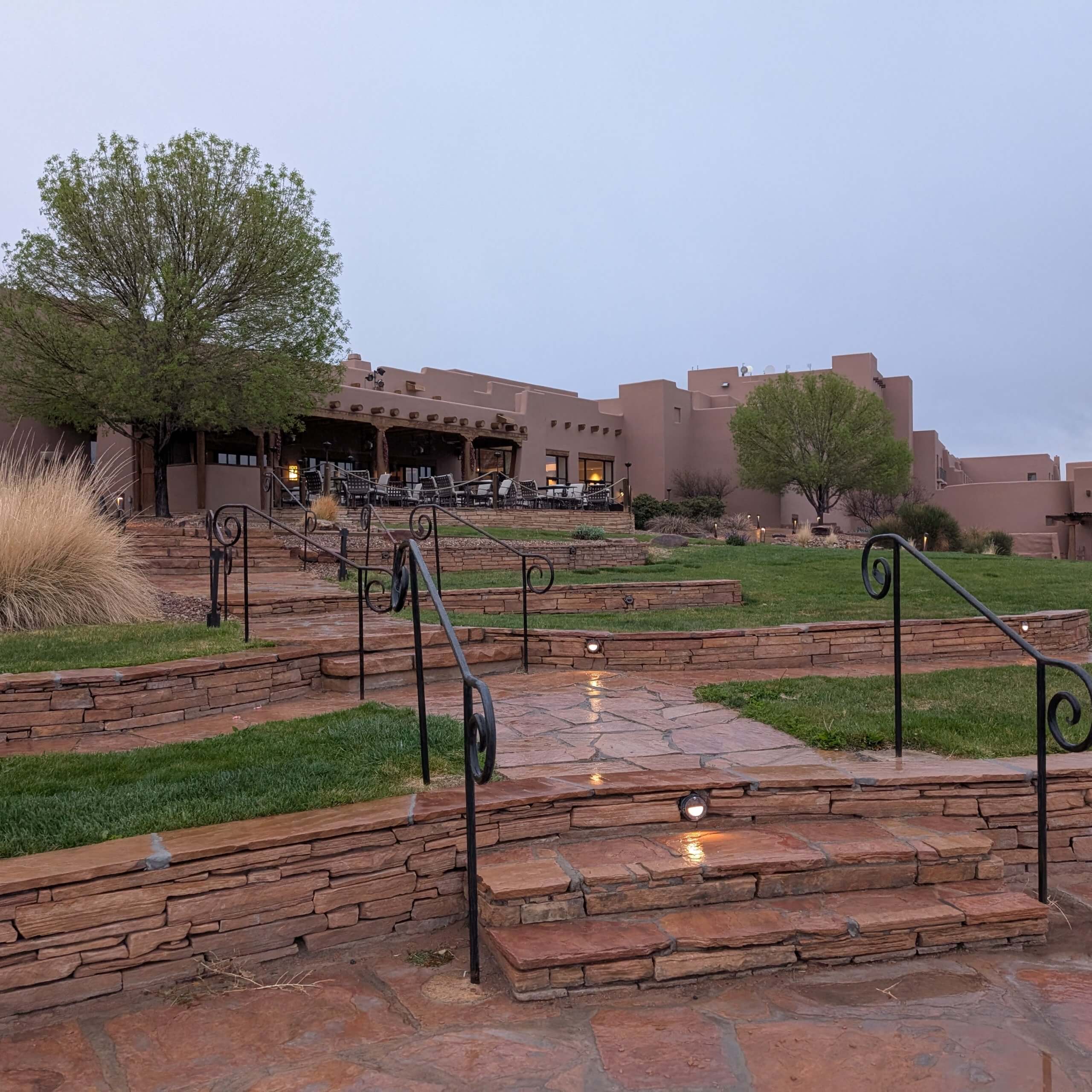 Hyatt Regency Tamaya back patio