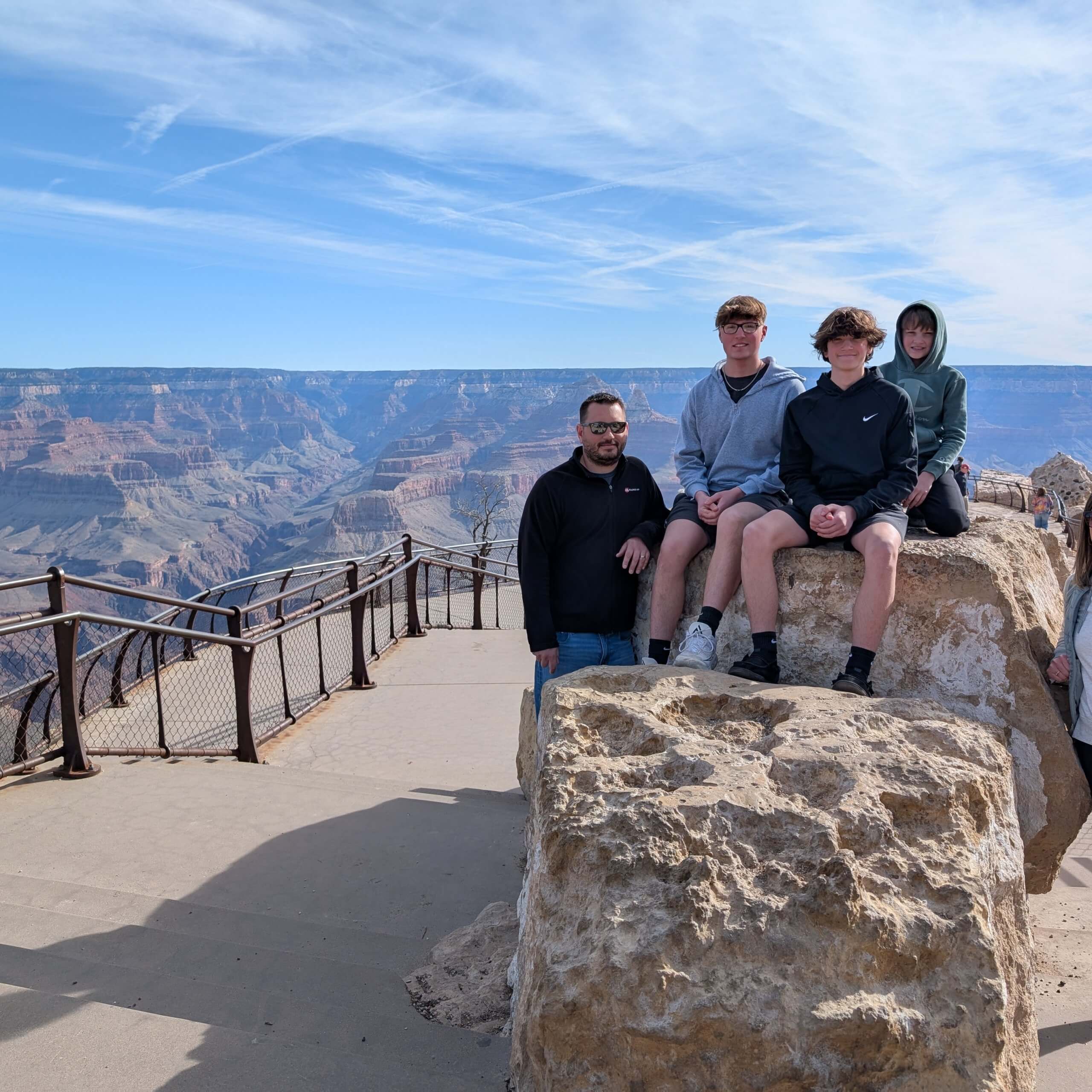 Our family at the Grand Canyon