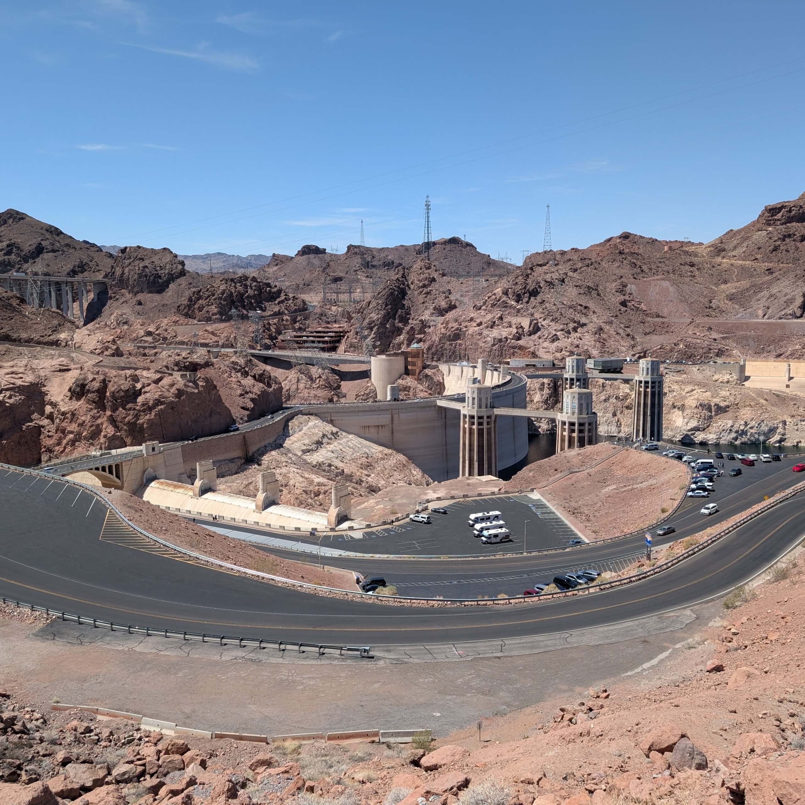 View of the Hoover Dam