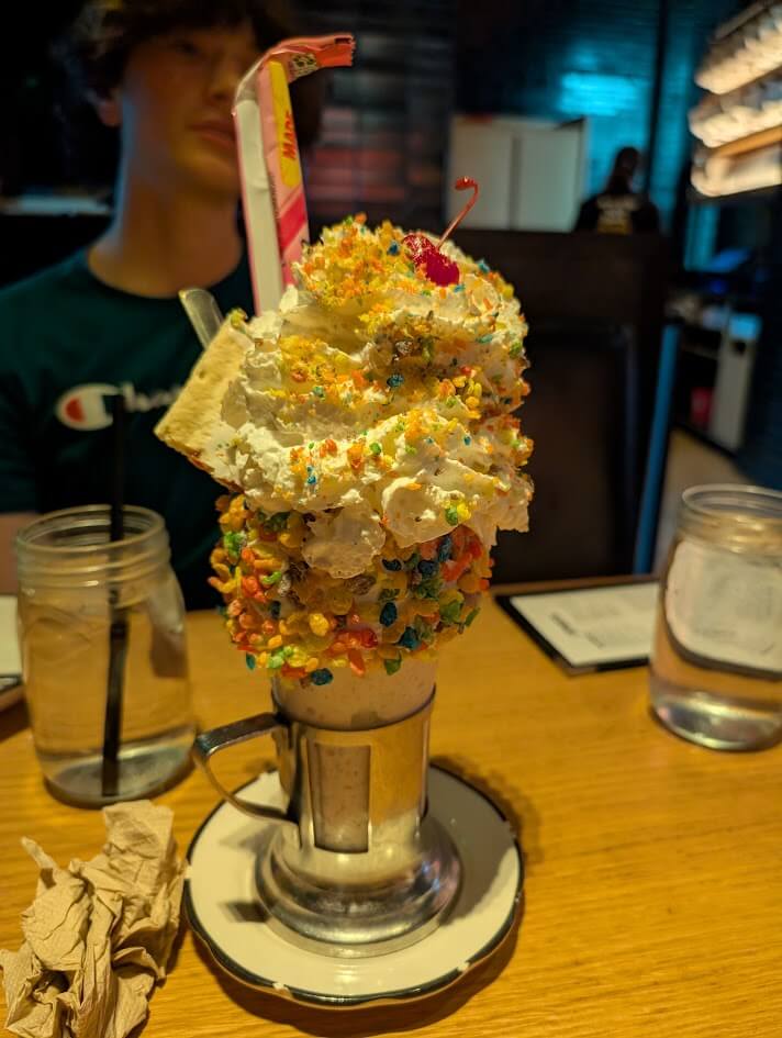 Bam Bam milkshake from Black Tap Craft Burgers & Beer in Las Vegas
