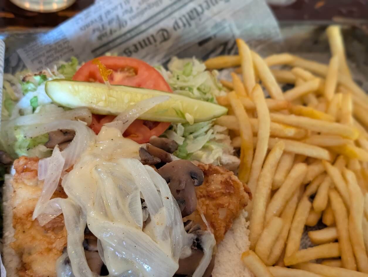Hogfish Sandwich from Hogfish Bar and Grill