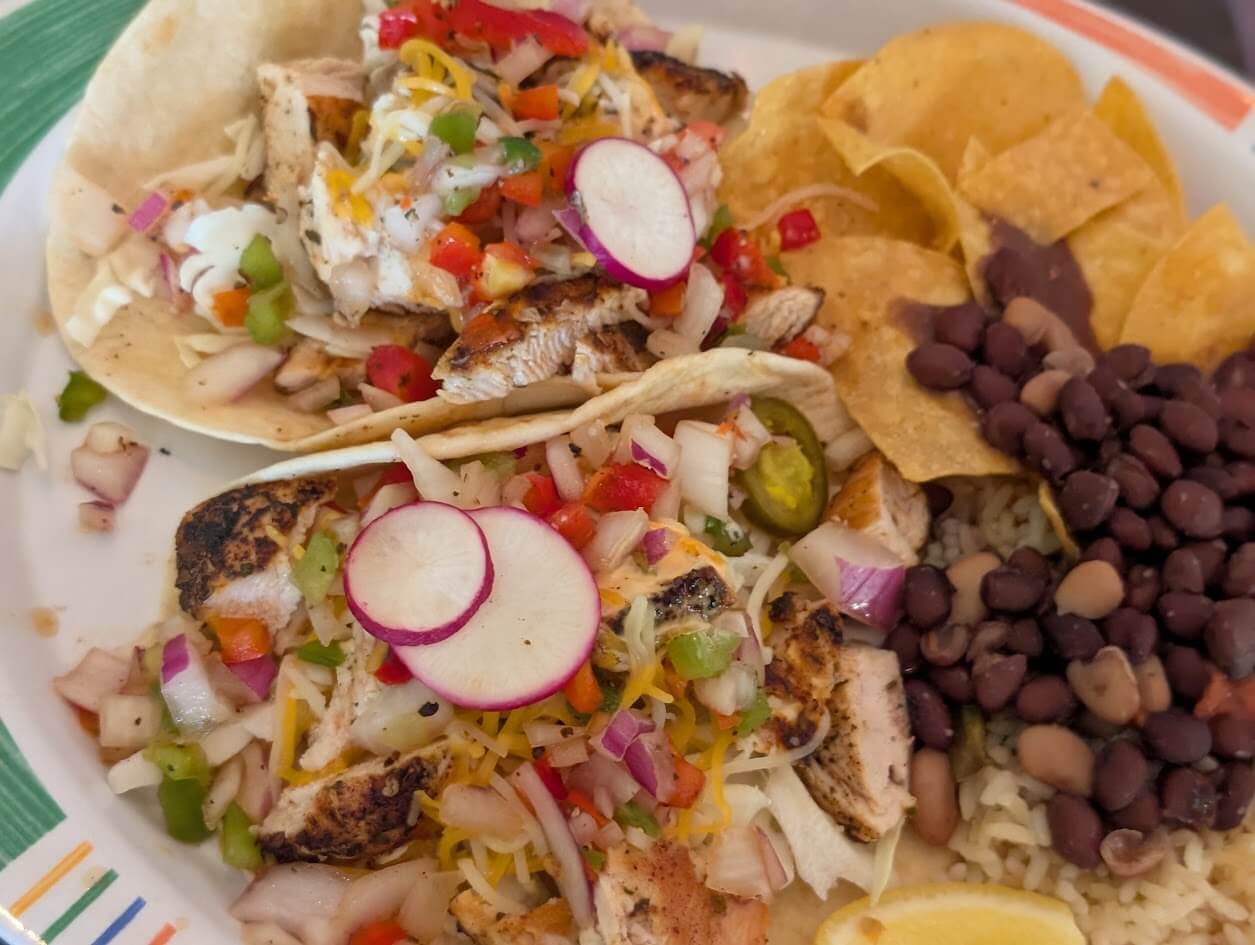 Chicken Tacos from Hogfish Bar and Grill