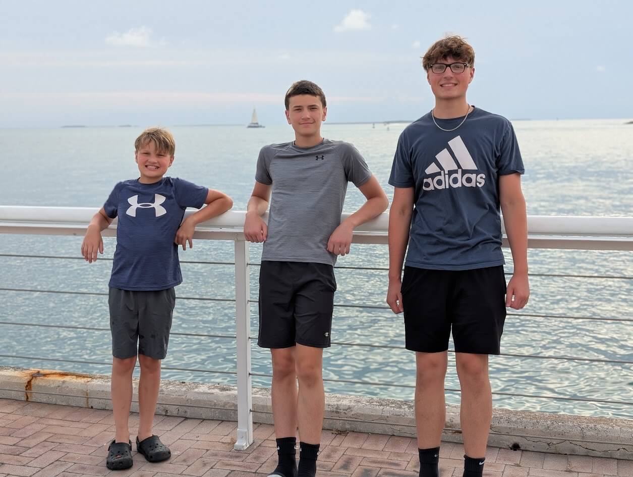 Our boys at Mallory Sqare