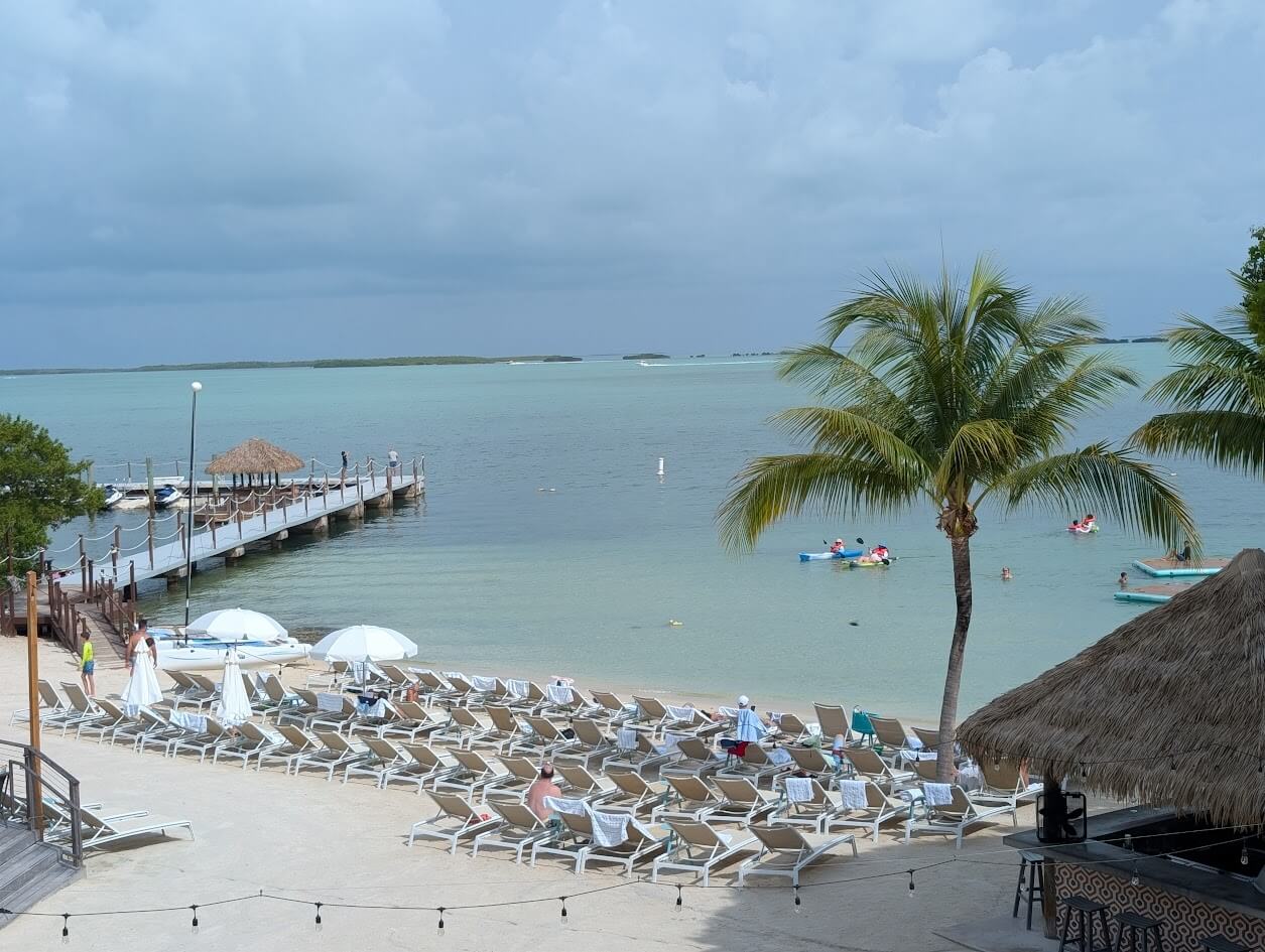 View from our room at Baker's Cay in Key Largo