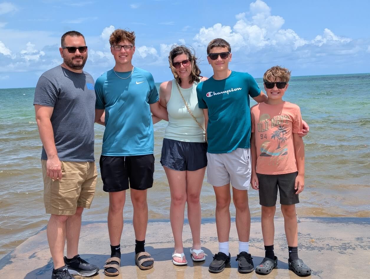 Our family in Key West
