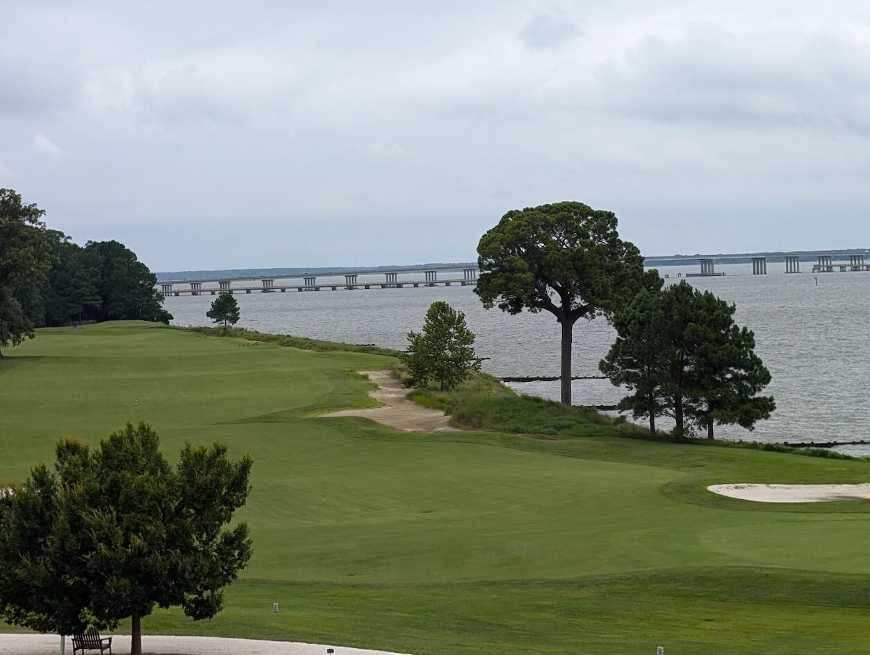View from our room at the Hyatt Regency Chesapeak Bay Resort
