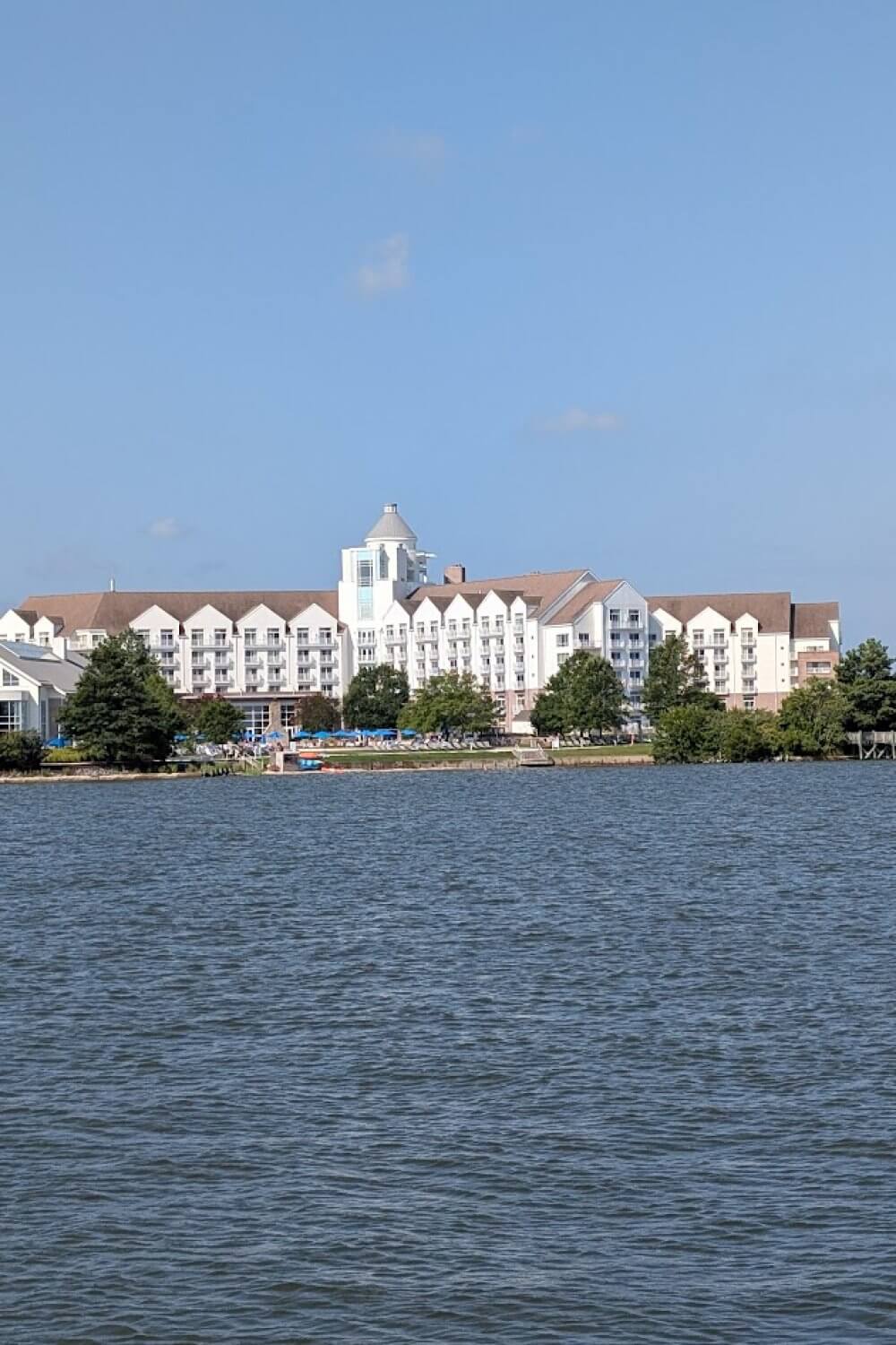Resort view from the docks