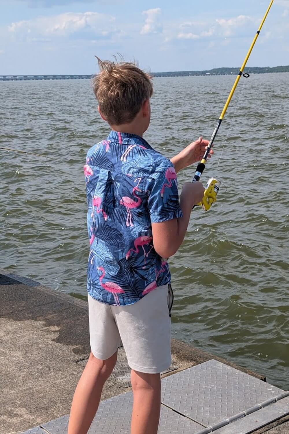 Fishing at the pier