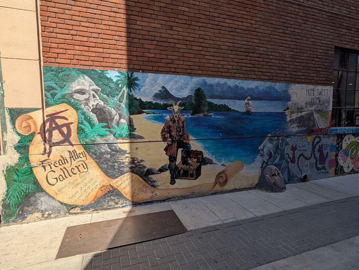 Freak Alley murals in Downtown Boise, Idaho