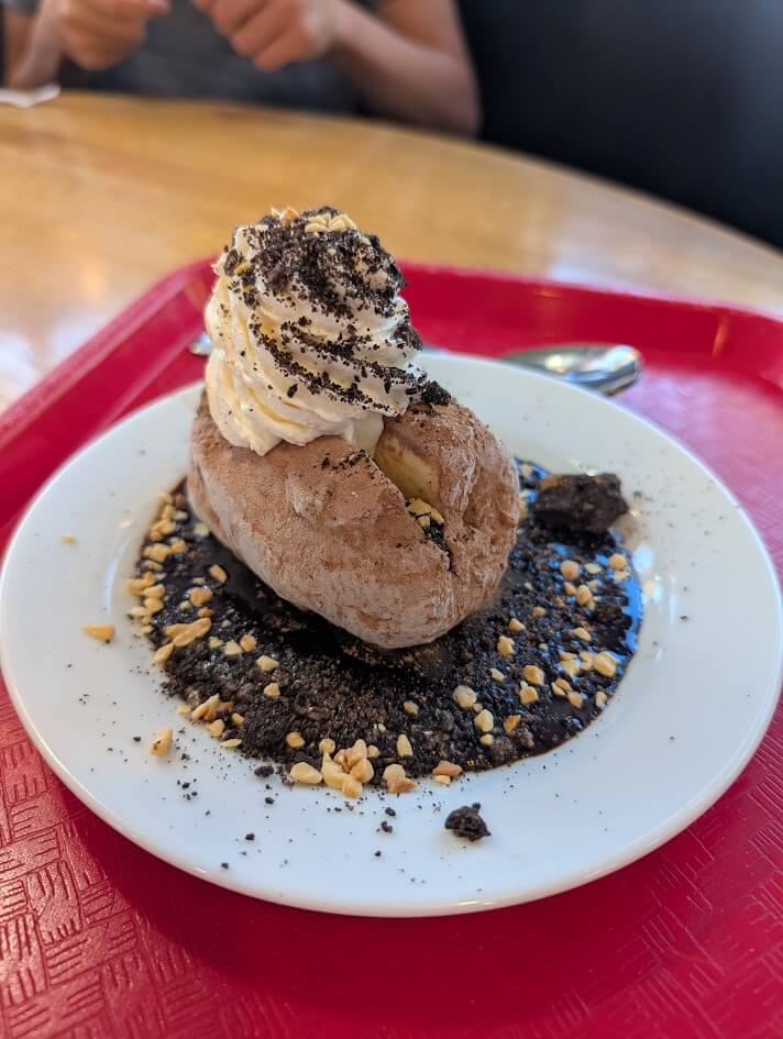 Baked Potato sundae from Westside Drive in