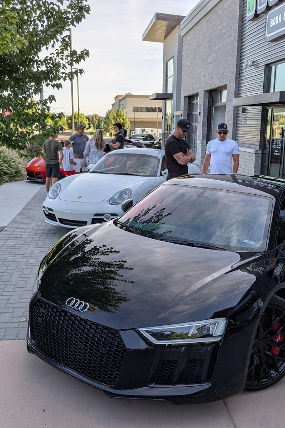 Exotic cars at Dave's Hot Chicken Car show in Meridian, Idaho