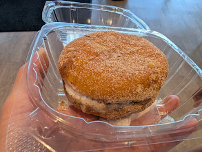 Donut Ice Cream sandwich from Yonutz Donuts