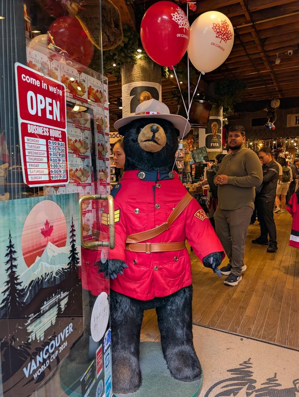 Shop with Ranger Bear in Vancouver