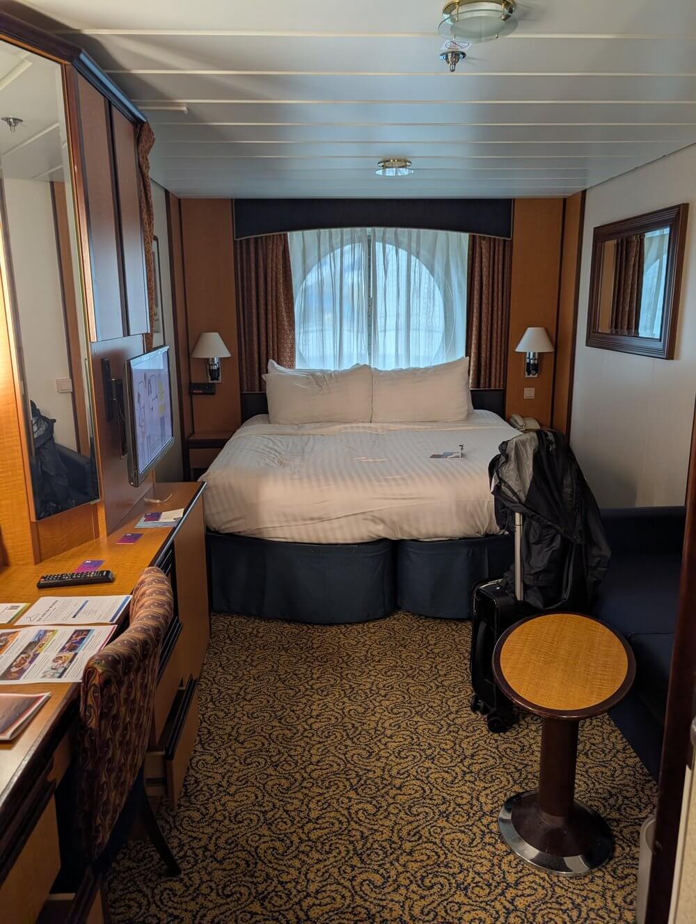 Ocean View room on Serenade of the Seas