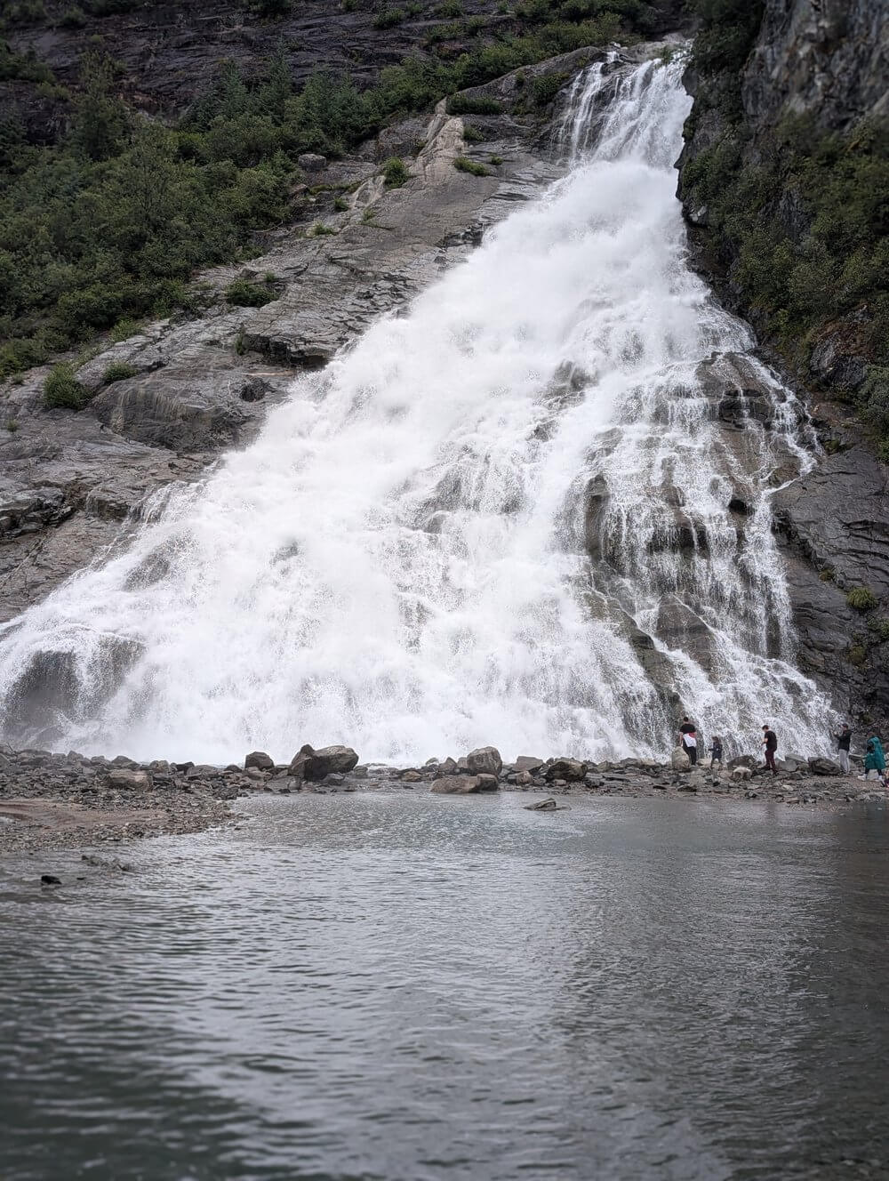 Nugget Falls in Juneau, Alaska