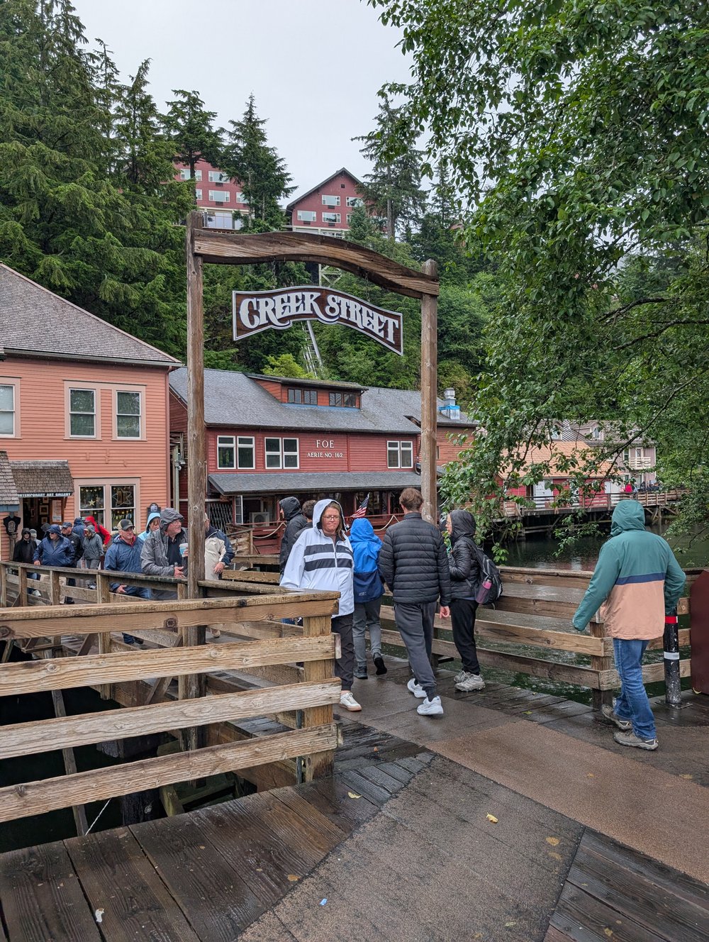 Creek Street entrance in Ketchikan, Alaska