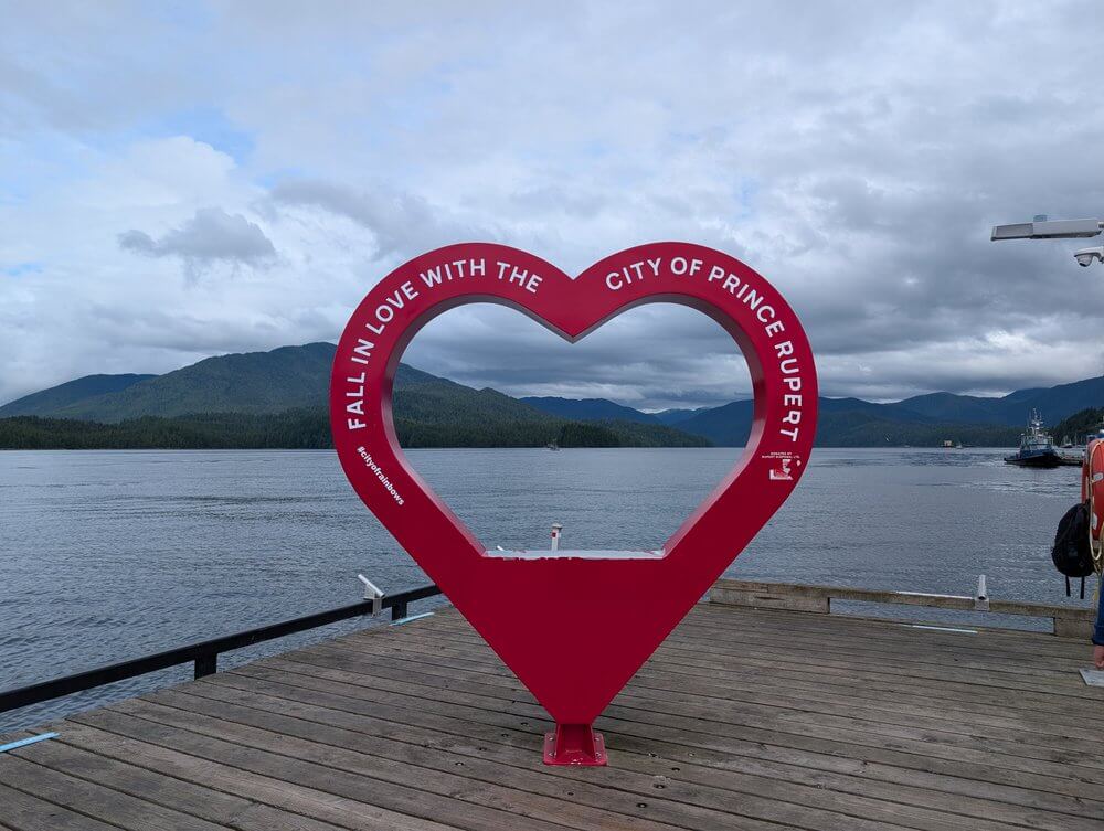Photo opp in Prince Rupert Canada